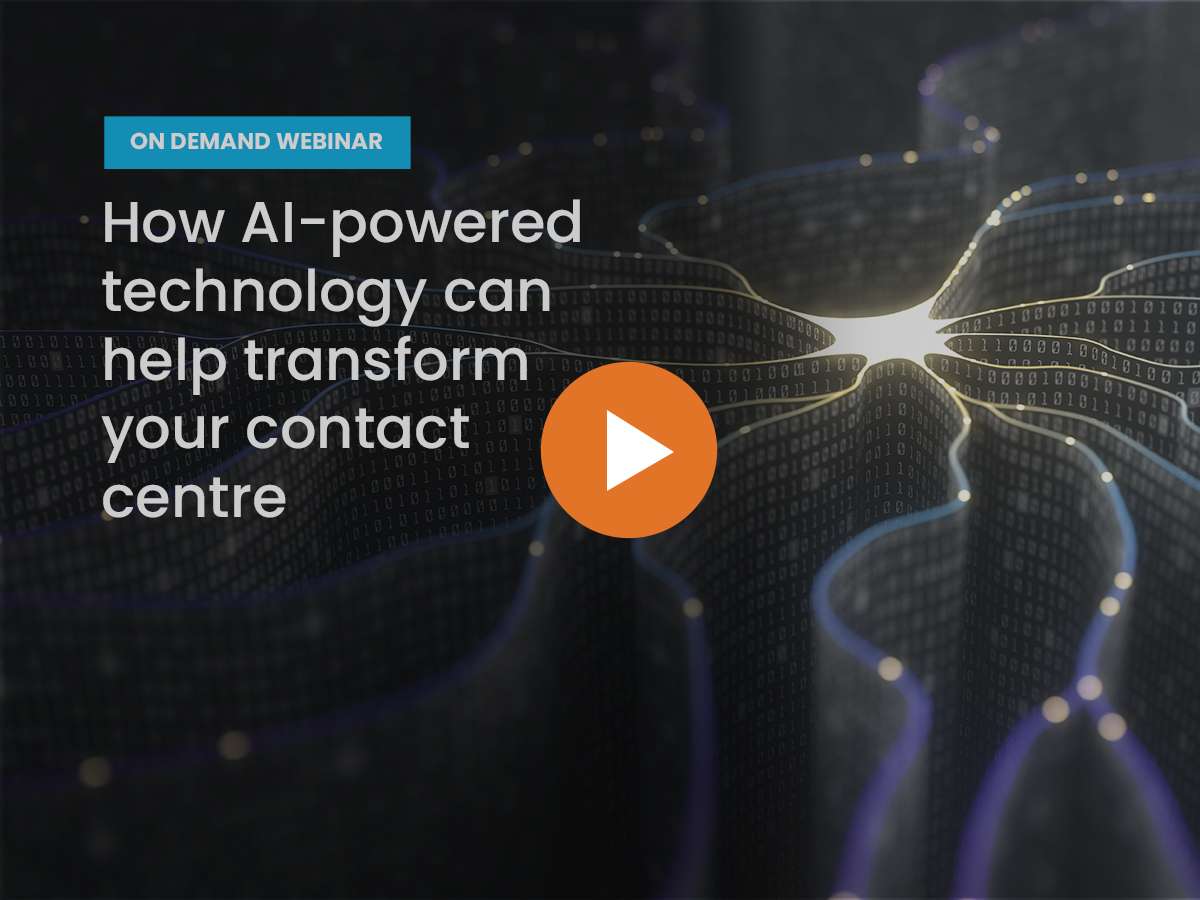 How AI-powered technology can help transform your contact centre